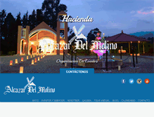 Tablet Screenshot of alcazardelmolino.com